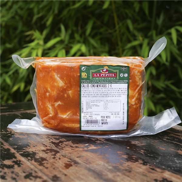 EMBUTIDOS LA PEPITA – Callos Condimentados al Estilo Tradicional | Formato 2 Kg | Envasado al Vacío | Receta Casera con Tripa y Pata de Vacuno | Listo para Calentar | Producto Español-detalle