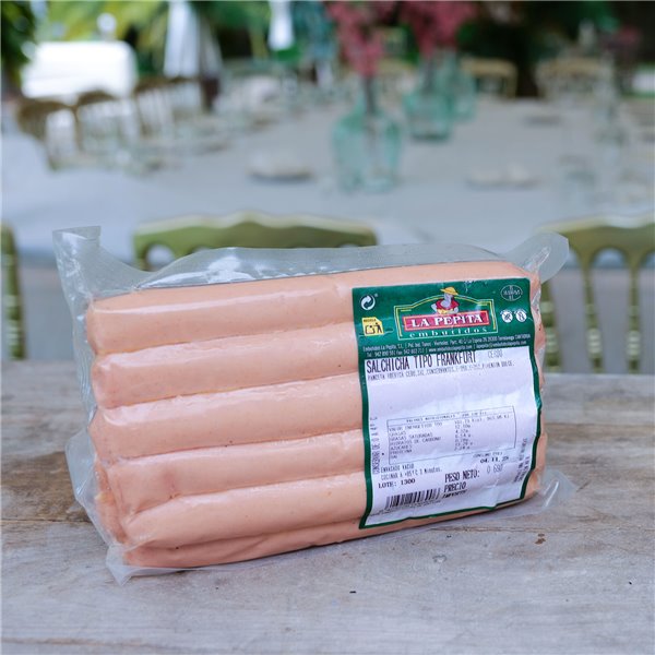 EMBUTIDOS LA PEPITA – Salchichas Frankfurt de Cerdo 100% Español | 10 Unidades envasadas al vacío | 950 gr | Receta Tradiciona| Cocidas y Listas para Calentar | Alta calidad-izquierda
