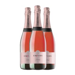 Emendis Brut Cava Rosé — Rosado 75 cl Espumoso Rosado (Caja de 3 unidades)