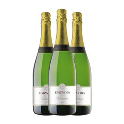 Emendis Brut Cava Vintage 75 cl Espumoso Blanco (Caja de 3 unidades)