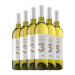 Emendis Trío Penedès 75 cl Vino Blanco (Caja de 6 unidades)