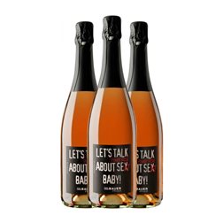 Emil Bauer Let's Talk About Baby Pinot Negro 75 cl Espumoso Rosado (Caja de 3 unidades)