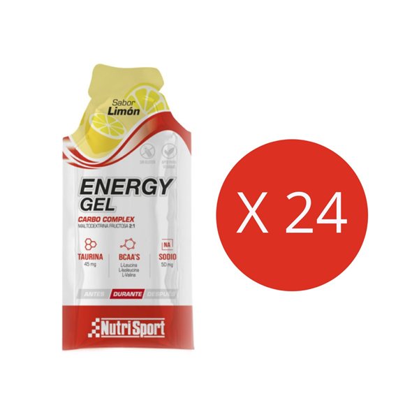 Energy Gel LEMON 24x35g NutriSport-detalle