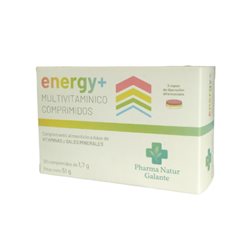 Energy+ multivitamine 1.7g 30 comprimés Pharma Natur Galante