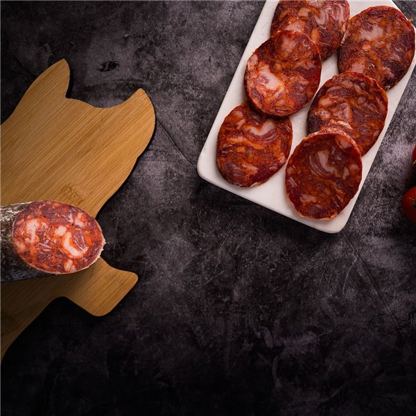 ENRIQUE GARCÍA - Iberischer Bellota-Chorizo, ganzes Stück vakuumverpackt, ca. 1300 g-izquierda
