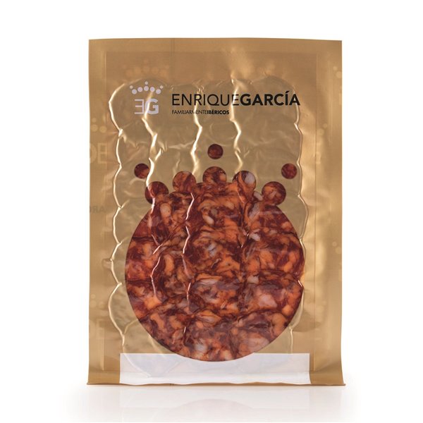 ENRIQUE GARCÍA - Ibérico Extra Chorizo, ganzes Stück vakuumverpackt, ca. 1300 g-lateral