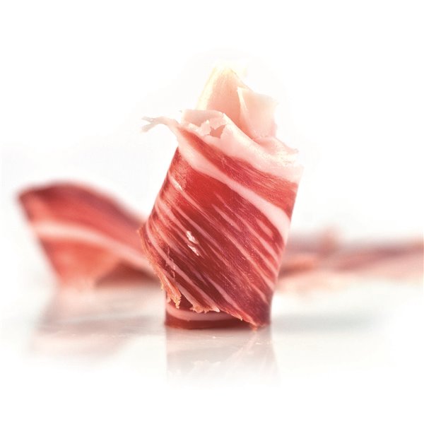 ENRIQUE GARCÍA - Jamón Ibérico, 10 Sobres Envasados al Vacío de 100 g Aprox. Acabado plástico. Caja regalo de cartón. Corte a máquina-trasera