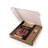 ENRIQUE GARCÍA - Sliced 100% Iberian Acorn-fed Assortment | Gift Box with 10 100g Packs: 2 Chorizo, 2 Salchichón, 2 Lomo, 2 Paleta (machine-cut) and 2 Jamón (hand-cut)-detalle