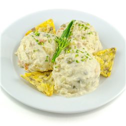 La traducción de "ensaladilla rusa" al alemán es "Russischer Salat".