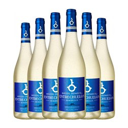 Entrechuelos Chardonnay Semiseco Vino de la Tierra de Cádiz 75 cl Vino Blanco (Caja de 6 unidades)