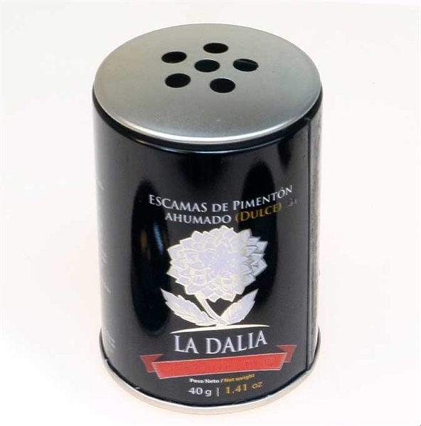 Flocons de paprika fumé 40g, La Dalia Dulce-trasera