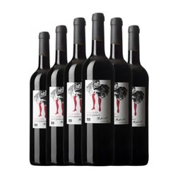 Esencia Rural Pampaneo Tempranillo Natural 75 cl Vino Tinto (Caja de 6 unidades)