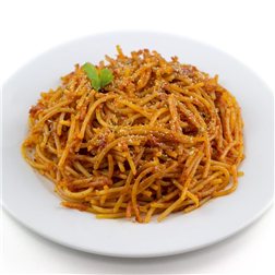 Espaguetis sin gluten con tomate