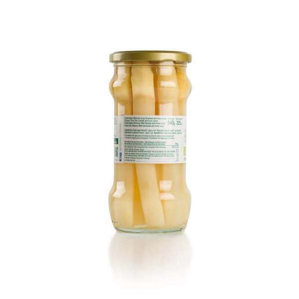 Organic white asparagus 540 g - Ékolo-lateral