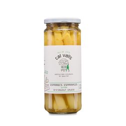 Thick organic white asparagus Cal Valls 420g