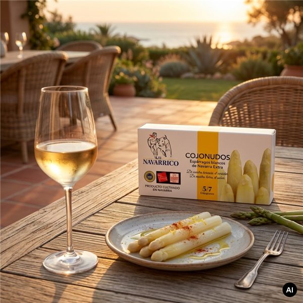Navarrico Spargel Konserve Conjonudos 5/7 Extra Dick 780g-detalle