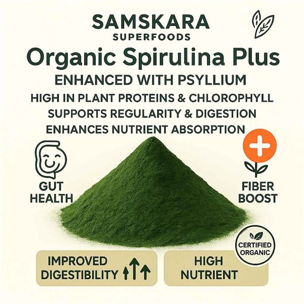 Poudre de Spiruline BIO - 250g-trasera