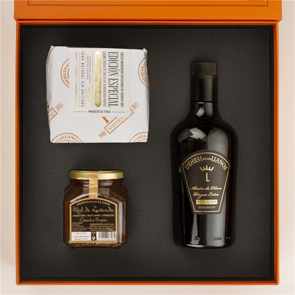 125th Anniversary Gift Set - Cheese, Olive Oil, and Honey-trasera