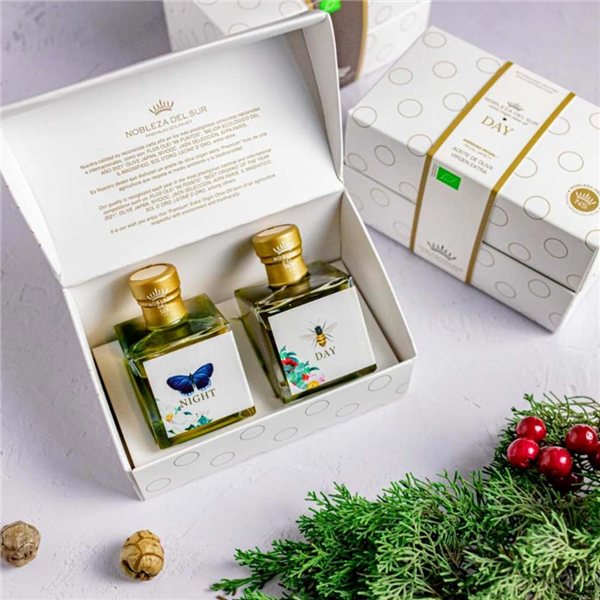 Estuche 2 Botellas de Aceite Day & Night Nobleza del Sur 2x100ml-detalle