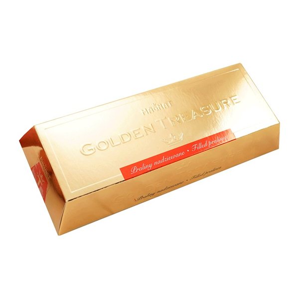 Estuche Bombones "Lingote Dorado"-detalle