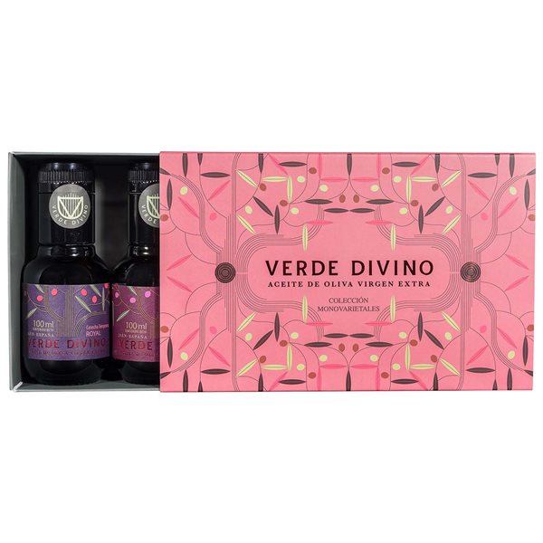 Coffret d'huile d'olive vierge extra 4x100 ml-lateral