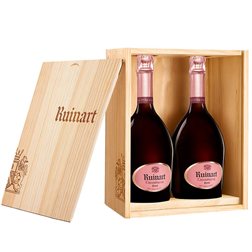 Estuche de madera 2 Ruinart Rose