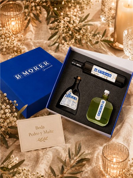 Estuche El Morer AOVE. The gourmet gift-detalle