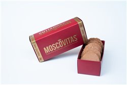 Estuche Moscovitas Clásicas SIN GLUTEN 160 g – Pastas artesanales de almendra marcona y chocolate