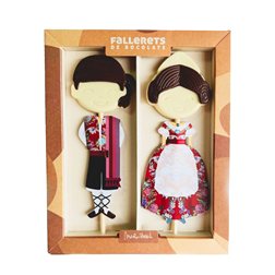 Chocolate lollipops case 'Mario Padial' for falleras and falleros