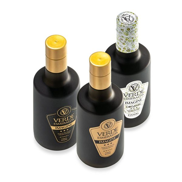 Coffret Cadeau Gama Imagine | 3 Bouteilles de 500 ml | Variétés Picual, Royal et Bio-detalle