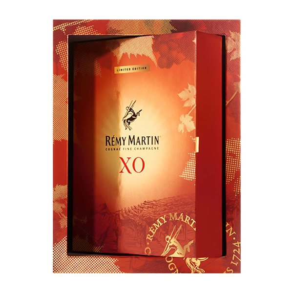 Estuche Rojo Remy Martin X.O. Edición Limitada-detalle