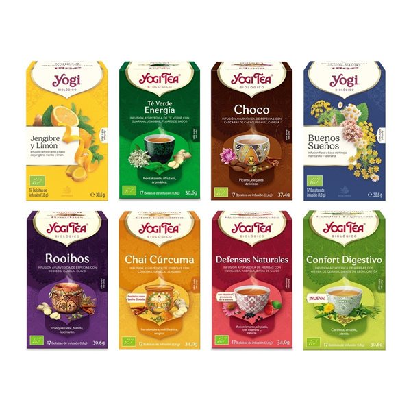 Yogi Tea display 64 units + 24 cups free-detalle