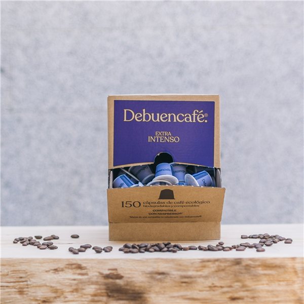ULTRA INTENSE | Capsules compostables | Compatibles avec Nespresso® | 150 capsules de café durable-izquierda