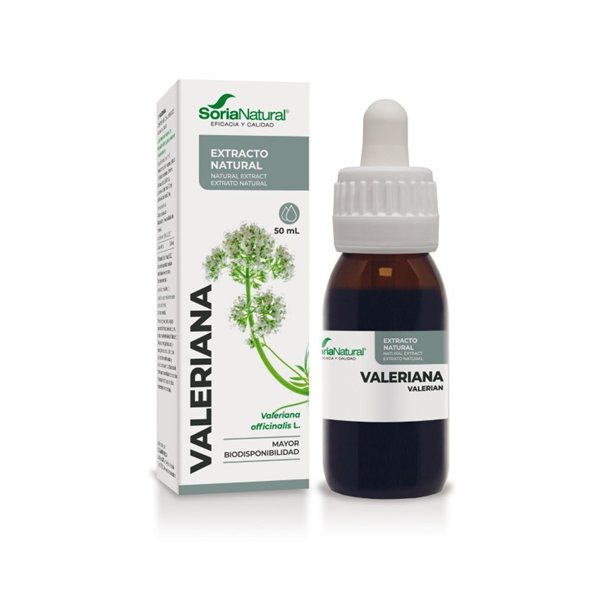 Valerian extract S.XXI 50ml Soria Natural-izquierda