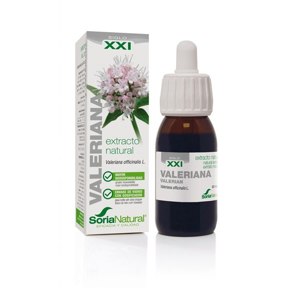 Valerian extract S.XXI 50ml Soria Natural-lateral
