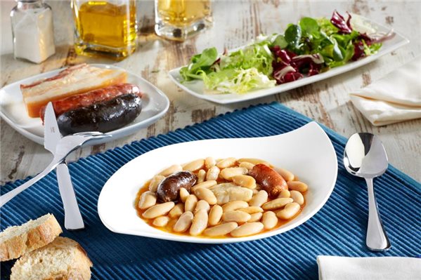 Asturian bean stew-detalle
