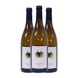 Familia Conesa El Beso de las Uvas Chardonnay Vino de Pago Guijoso Joven 75 cl Vino Blanco (Caja de 3 unidades)