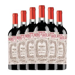 Fantini Vanita Nero d'Avola Trocken — Seco Sicilia Organic — Ecológico 75 cl Vino Tinto (Caja de 6 unidades)