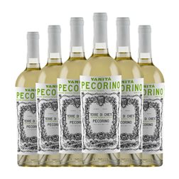 Fantini Vanita Pecorino Trocken — Seco Terre di Chieti 75 cl Vino Blanco (Caja de 6 unidades)