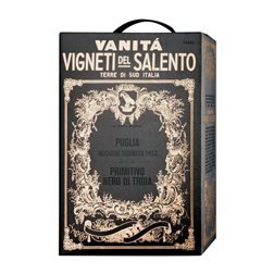 Fantini Vanita Primitivo Nero di Troia Trocken — Seco Puglia Bag in Box 3 L Vino Tinto