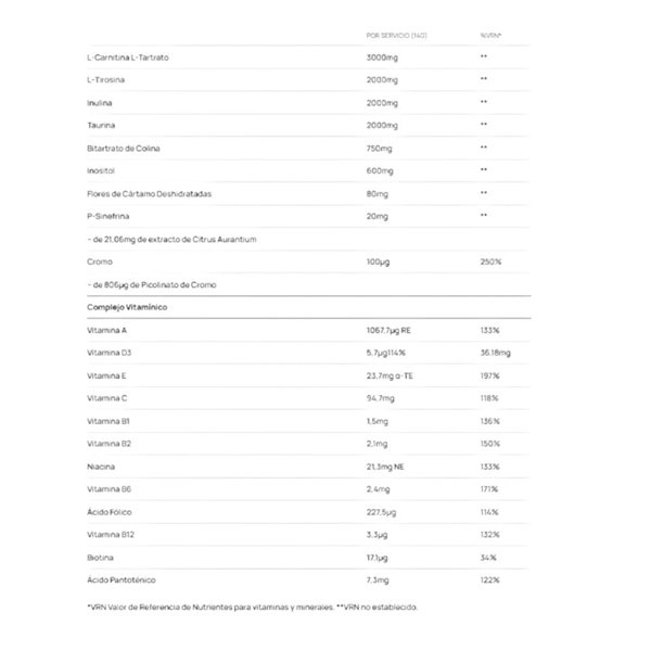 Fb3 Fat Burner 280 Gr-detalle