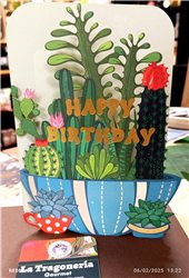 Felicitación Cumpleaños Cactus