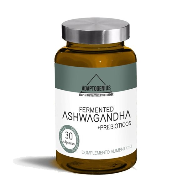 Fermented Ashwagandha 30 capsules Bioserum Adaptogenius-lateral