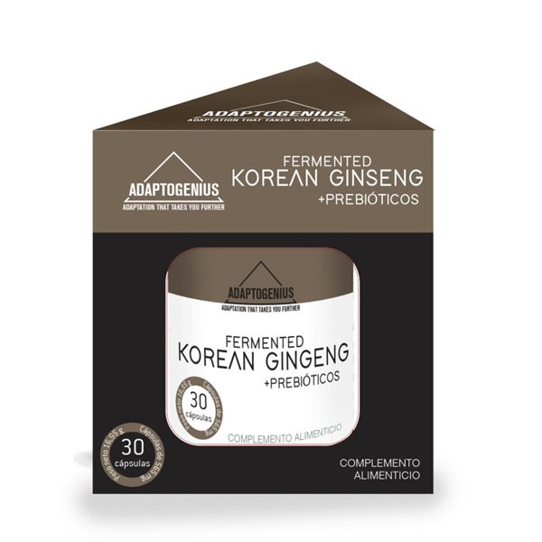 Fermented Ginseng Rojo Coreano 30 caps Bioserum Adaptogenius-detalle