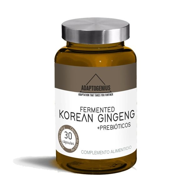 Fermented Ginseng Rojo Coreano 30 capsulas Bioserum Adaptogenius-lateral