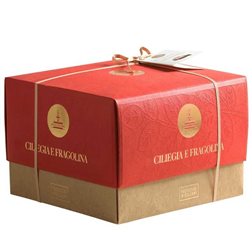 Panettone Fiasconaro aux fraises et cerises 1kg