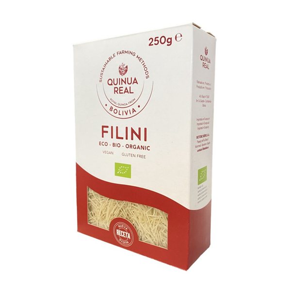 Quinoa and organic rice noodles 250g Quinua Real-lateral