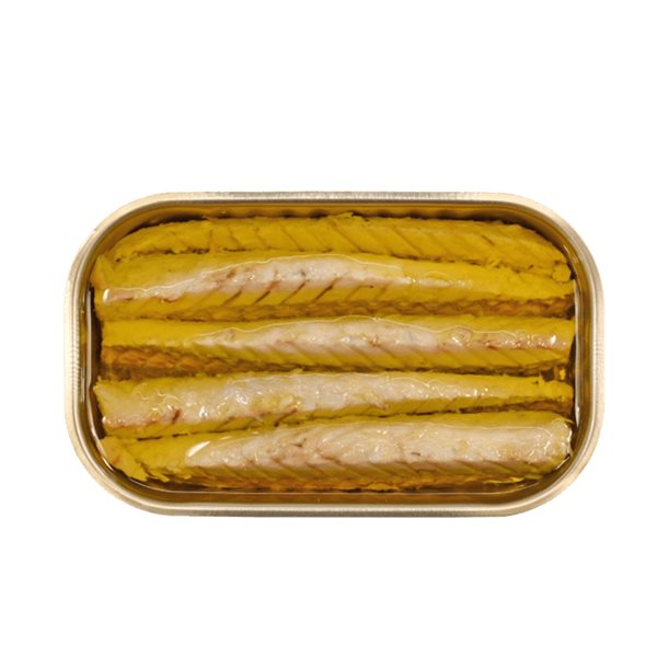 Filete de Caballa del Sur en AOVE ECO 120g Minerva-detalle
