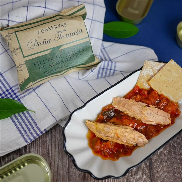 Bonito fillet from almadraba in 120g olive oil.-detalle