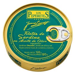 Sardinenfilet in Olivenöl Peperetes 120g